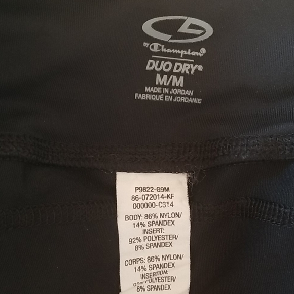 Champion Workout Pants Athletic Sportswear Compression Leggings - Picture 3 of 3